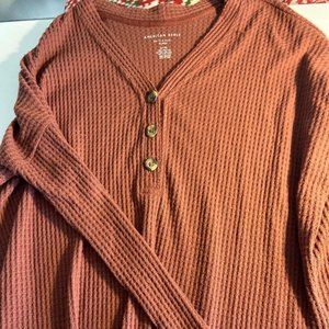 American Eagle Soft and Sexy Long Sleeve Top
